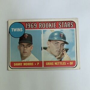 1969 Topps Rookie Stars #99 Craig Nettles RC Twins Yankees VG